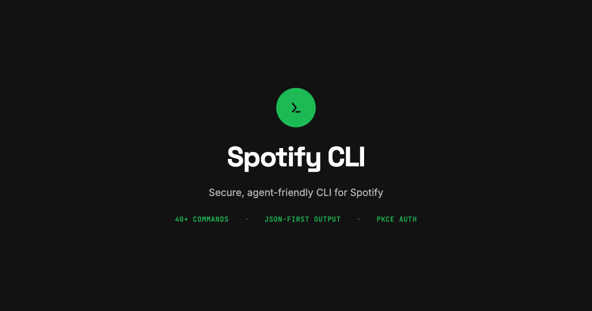 Command Reference | Spotify CLI